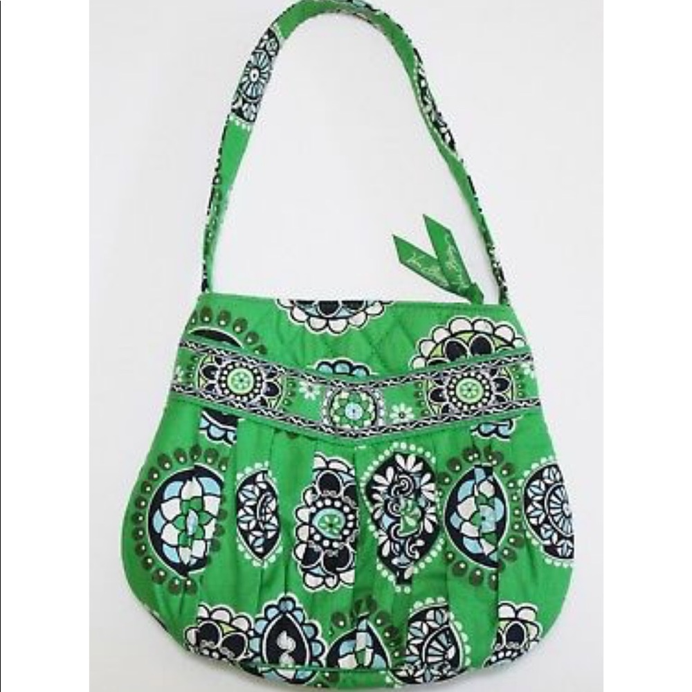 Vera Bradley Small Hannah - Cupcakes Green